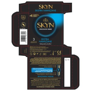 SKYN Ekstra nawilżane 3 szt.